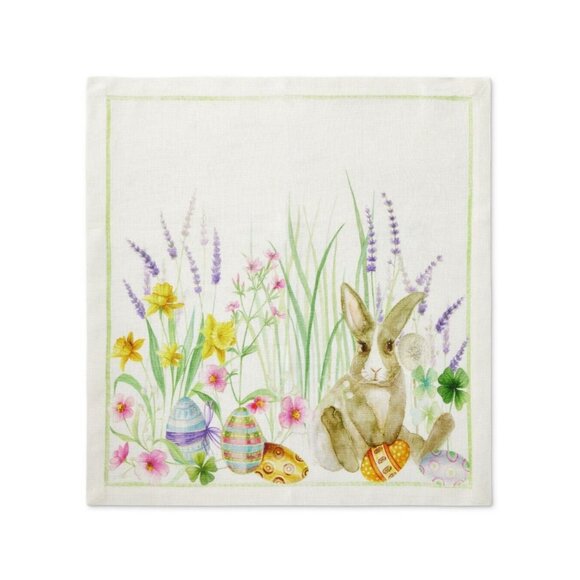 Williams Sonoma Roger Printed Napkins Set of 4 Exclusive Current Style Easter - Picture 2 of 5